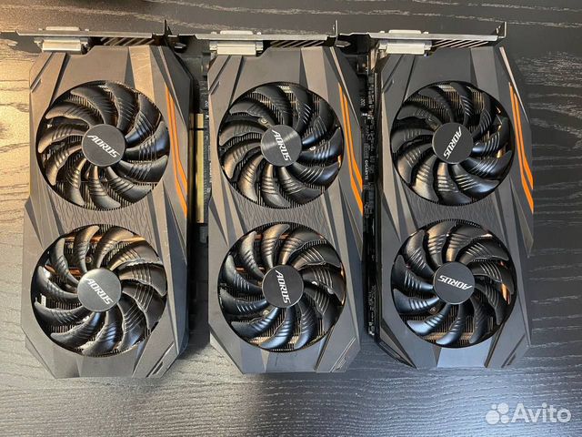 Видеокарты rx580, gtx1070, gtx1060, rx570, rx470