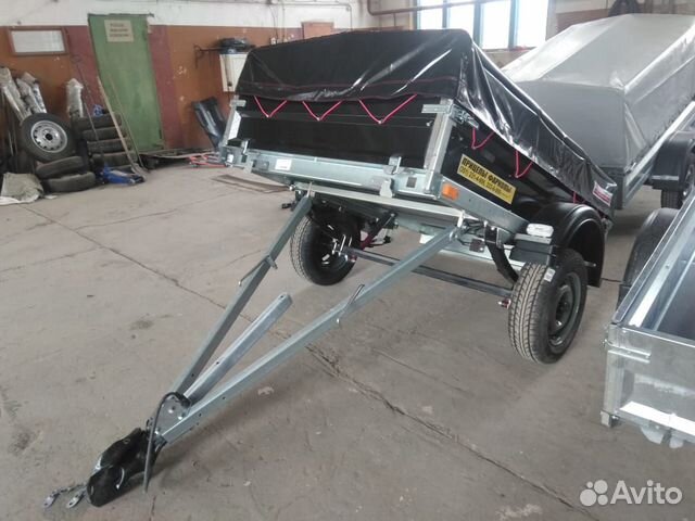 Прицеп новый 821303 Крепыш 2,0 Эксклюзив, с тентом