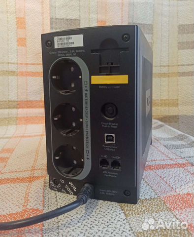 Бесперебойник APC650, 400Вт, с usb