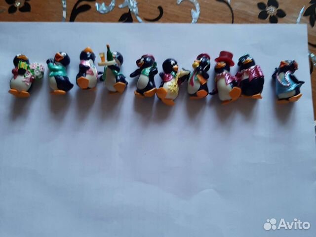 Коллекционные фигурки Пингвины