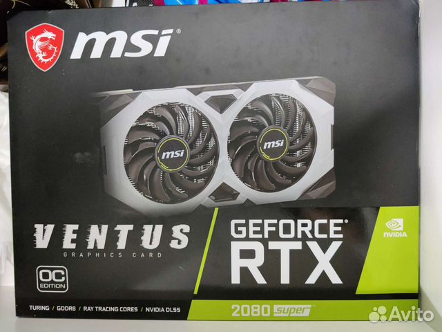 Nvidia RTX 2080 super msi ventus