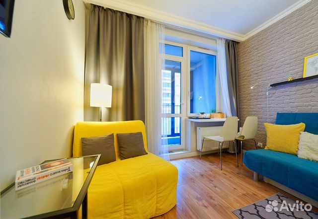 

Квартира-студия, 21 м², 2 кровати