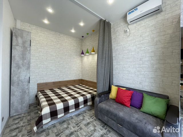 

Квартира-студия, 27 м², 2 кровати