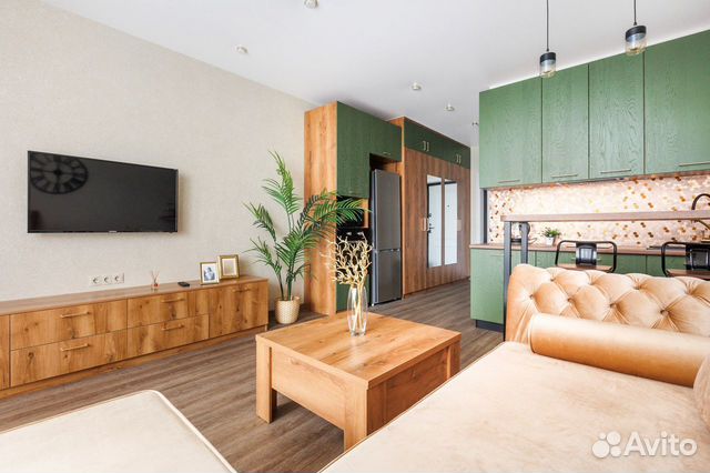 

Квартира-студия, 32 м², 1 кровать