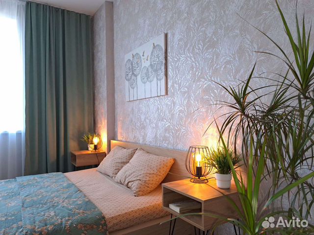 

1-к. квартира, 44 м², 3 кровати