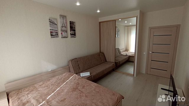 

1-к. квартира, 39 м², 2 кровати