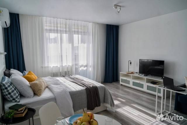

Квартира-студия, 34 м², 2 кровати