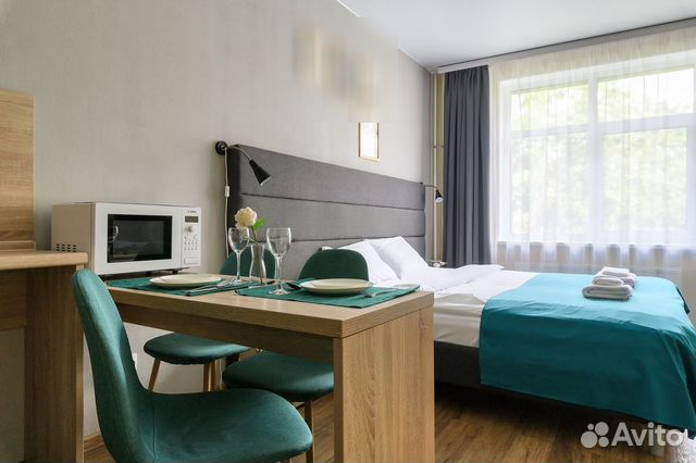 

Квартира-студия, 30 м², 2 кровати