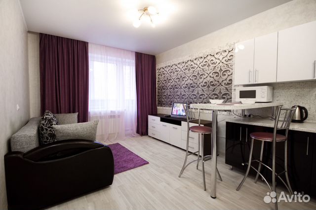 

Квартира-студия, 30 м², 1 кровать