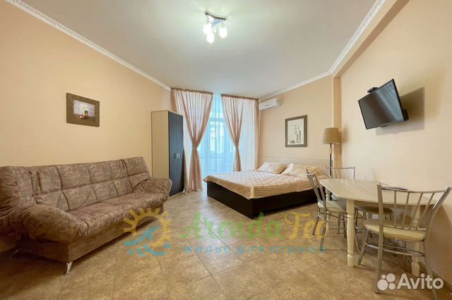 

Квартира-студия, 30 м², 2 кровати