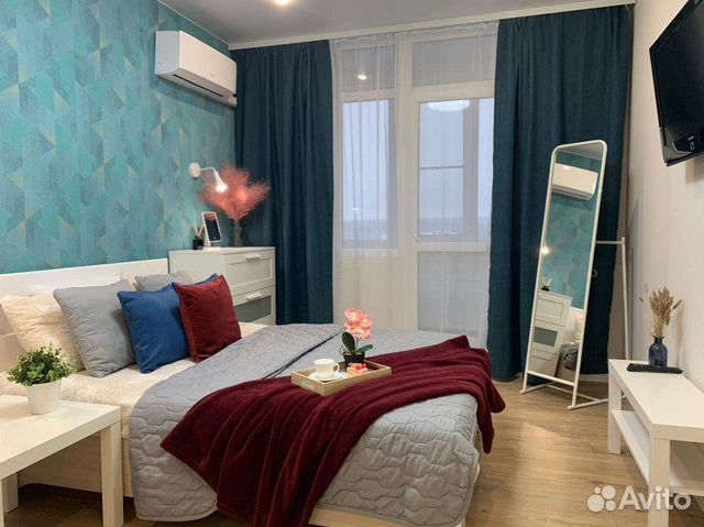

1-к. квартира, 35 м², 2 кровати
