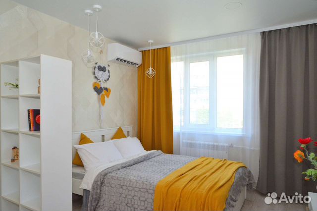 

1-к. квартира, 34 м², 2 кровати
