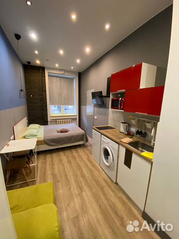 

Квартира-студия, 19 м², 2 кровати
