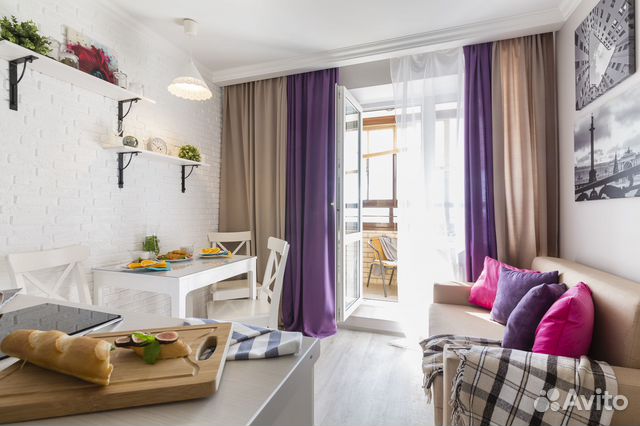 

1-к. квартира, 38 м², 3 кровати
