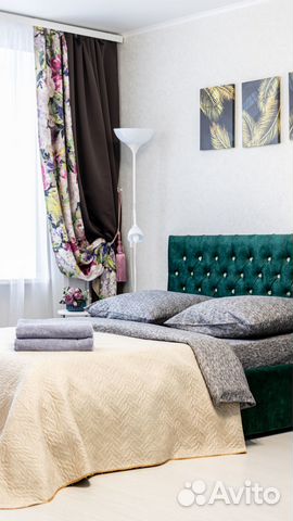 

1-к. квартира, 38 м², 2 кровати