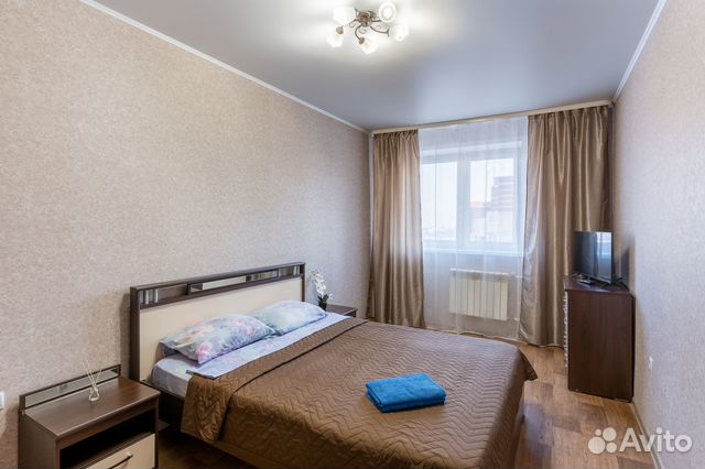 

1-к. квартира, 44,7 м², 2 кровати