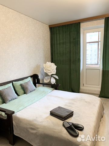 

1-к. квартира, 41 м², 2 кровати