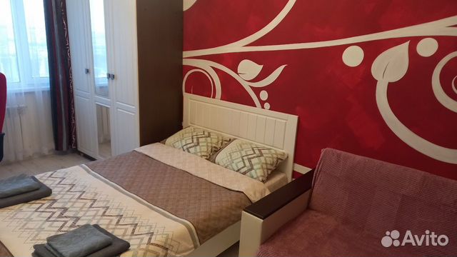 

1-к. квартира, 38 м², 2 кровати