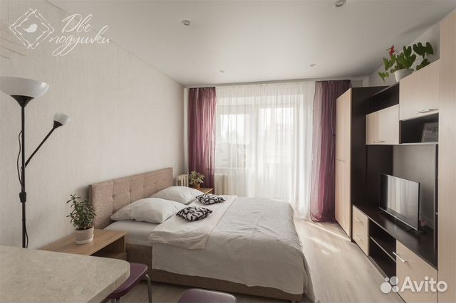 

Квартира-студия, 30 м², 1 кровать