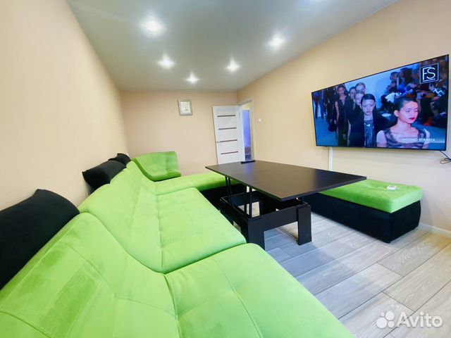 

3-к. квартира, 63 м², 2 кровати