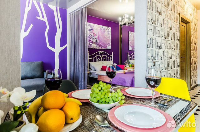 

1-к. квартира, 42 м², 2 кровати