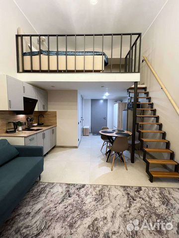 

Квартира-студия, 30 м², 2 кровати