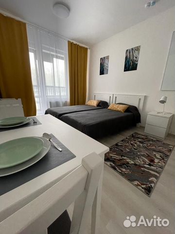 

Квартира-студия, 26 м², 2 кровати
