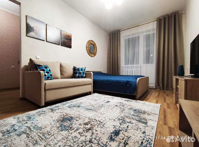 

1-к. квартира, 34,1 м², 3 кровати