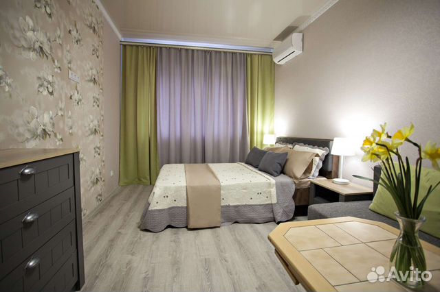 

1-к. квартира, 45 м², 3 кровати