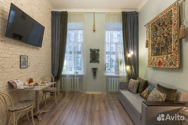 

Квартира-студия, 29 м², 2 кровати