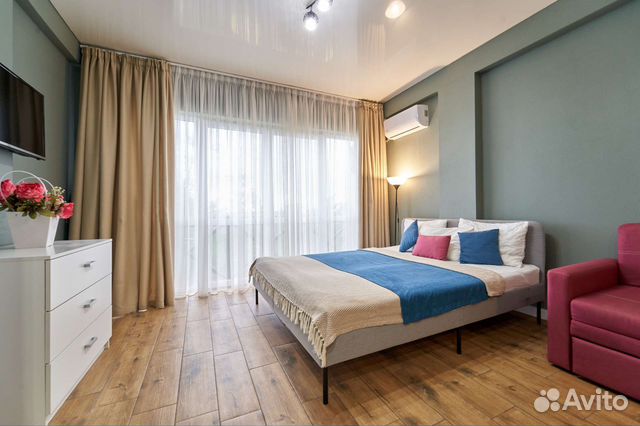 

Квартира-студия, 35 м², 2 кровати