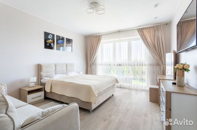 

1-к. квартира, 41 м², 2 кровати
