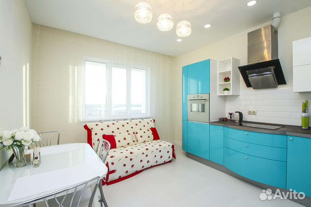 

1-к. квартира, 54 м², 2 кровати