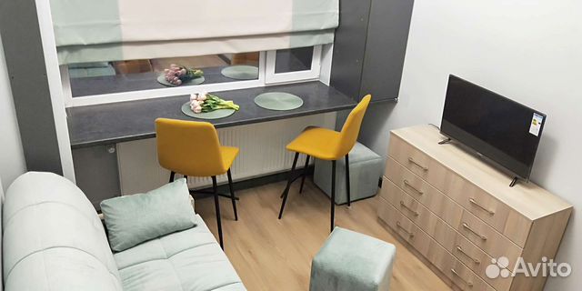 

Квартира-студия, 26 м², 2 кровати