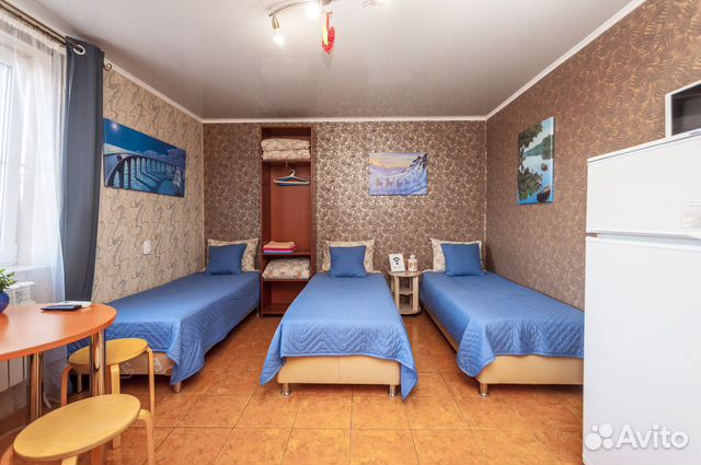 

Квартира-студия, 25 м², 3 кровати