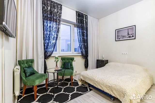 

Квартира-студия, 33 м², 1 кровать