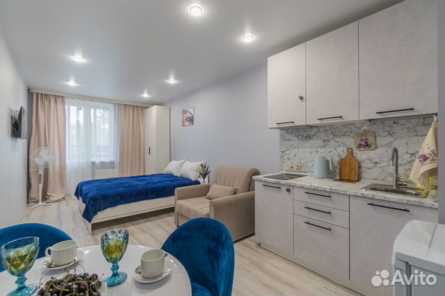 

Квартира-студия, 25 м², 2 кровати