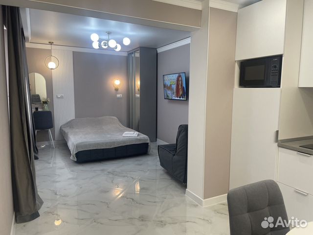 

Квартира-студия, 30 м², 2 кровати