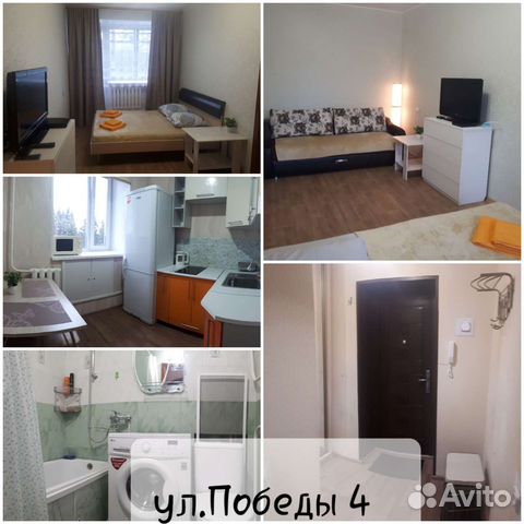 

1-к. квартира, 30 м², 2 кровати