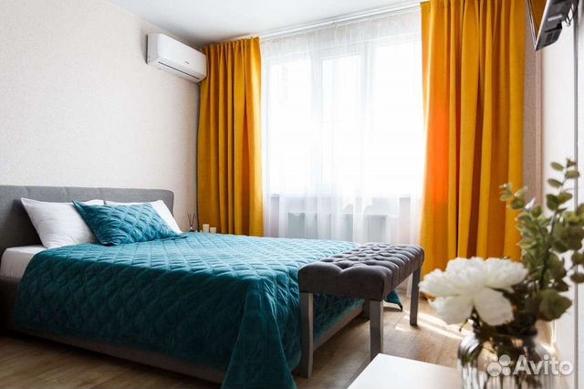 

1-к. квартира, 38 м², 2 кровати