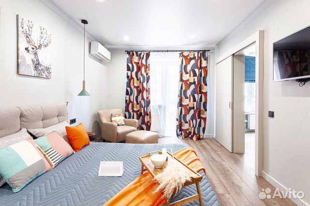 

1-к. квартира, 41 м², 2 кровати