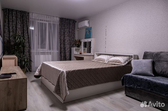 

1-к. квартира, 42 м², 2 кровати
