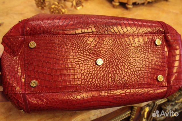 Женская сумка из аллигатора Escada Hand made