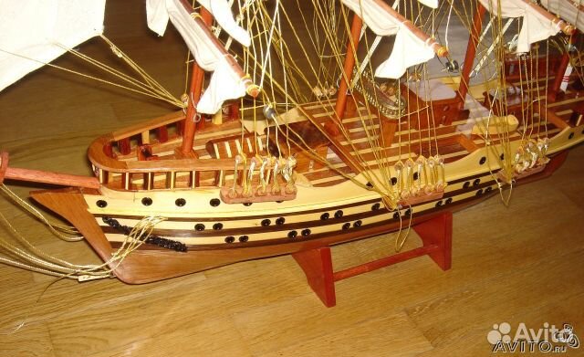 Модель парусника, 80 см