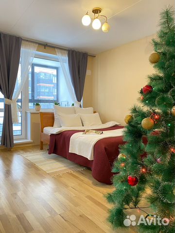 

1-к. квартира, 34 м², 2 кровати