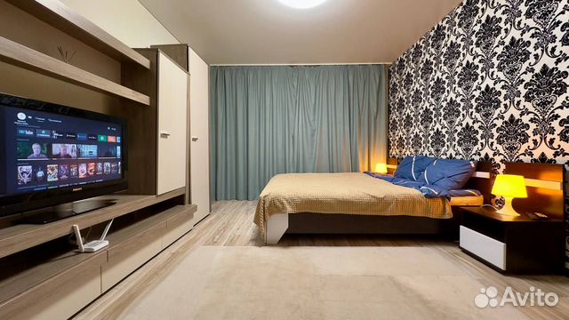 

1-к. квартира, 45 м², 2 кровати