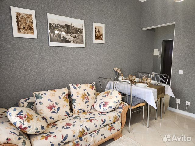 

1-к. квартира, 45 м², 3 кровати