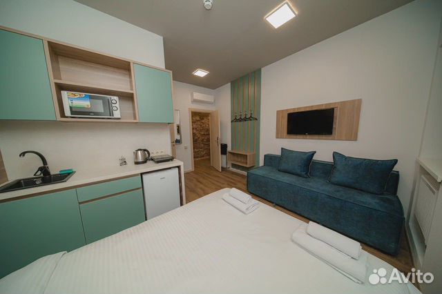 

Квартира-студия в апарт-отеле, 15,2 м², 2 кровати