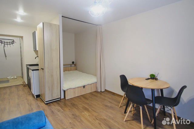

Квартира-студия, 27 м², 2 кровати