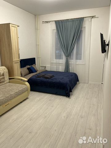 

1-к. квартира, 44 м², 2 кровати